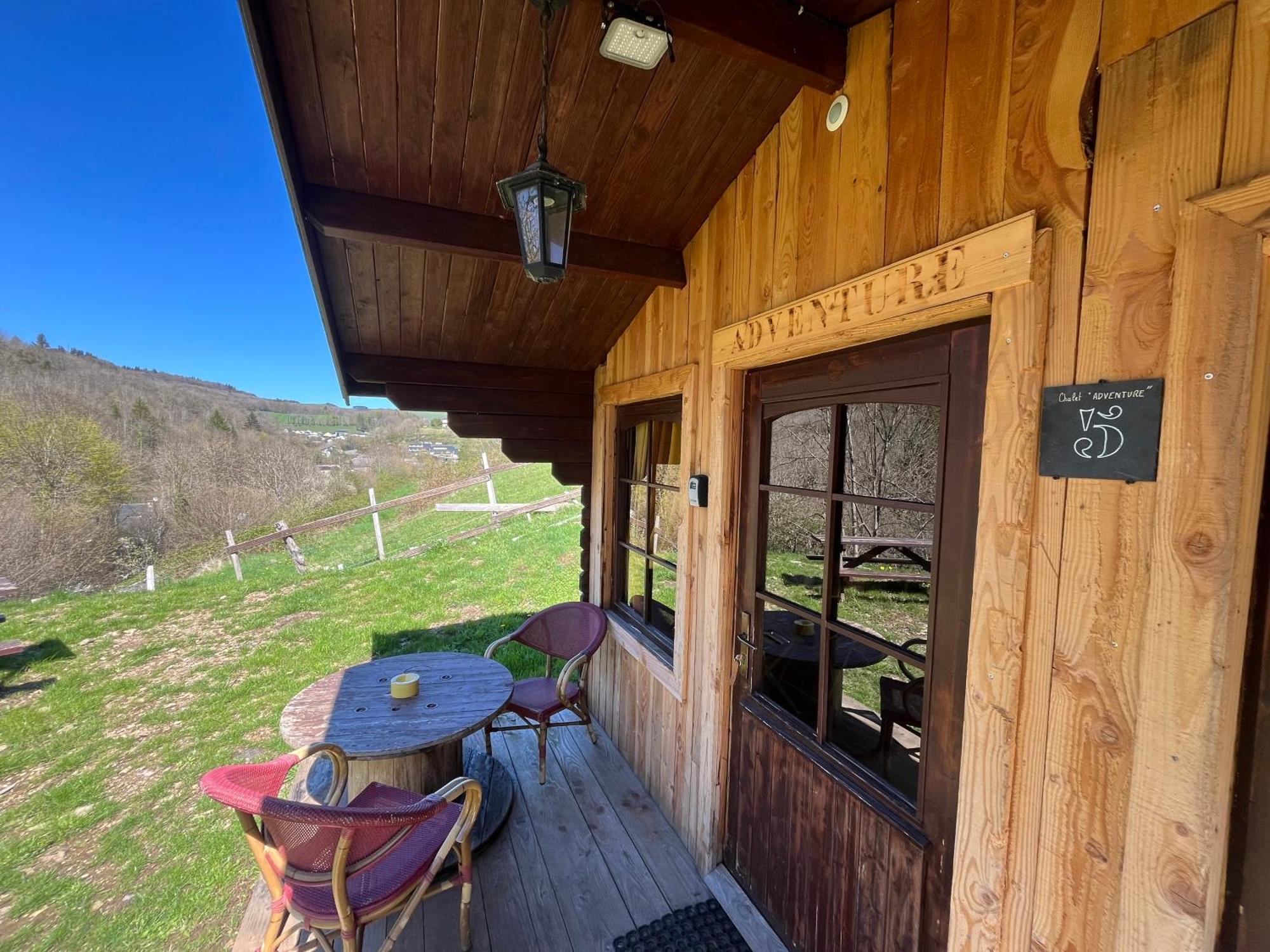 "Le Maloya" Chalets Independants -Chambre Balneo - Relais Motards Лакон Екстер'єр фото